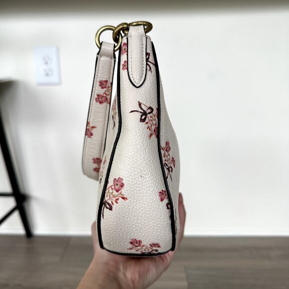 Coach 28482 Chelsea Shoulder Bag in Floral Bow Print with Interchangeable Strap - Picture 3 of 11